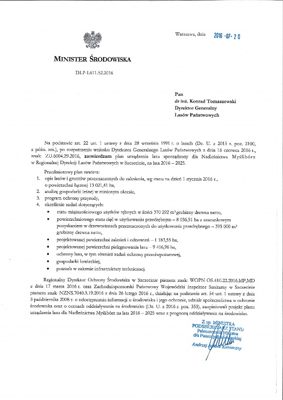 Ilustracja do tematu Decyzja Ministra Środowiska 